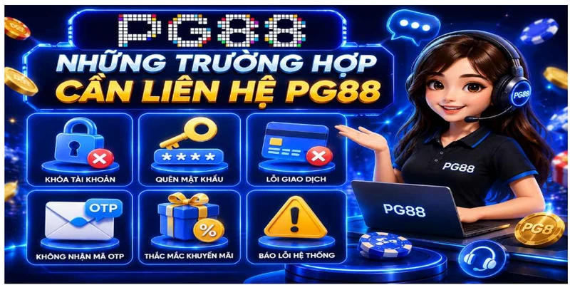 Những trường hợp cần liên hệ PG88 xử lý nhanh chóng nhất